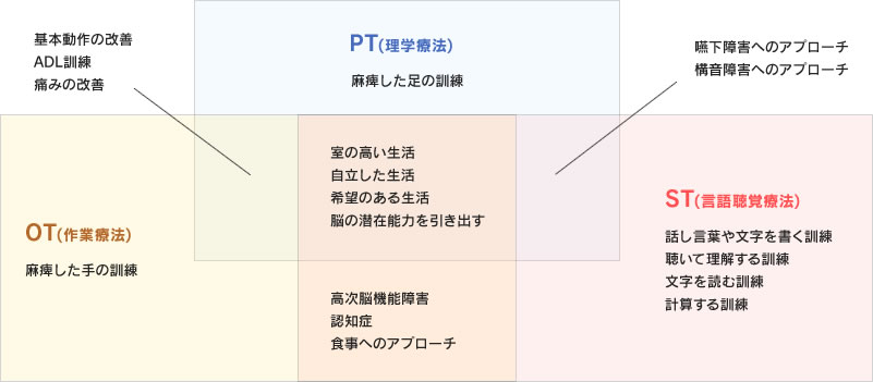 理学療法・作業療法・言語聴覚療法